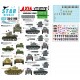 Decals for 1/35 Axis & East European #6 Hungarian Tanks in WWII Mixed Tanks
