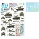 Decals for 1/35 US M3 and M3A1 Stuart Pacific. Philippines, Bougainville, Kwajalein 