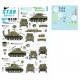 Decals for 1/35 US M4A1 Sherman. 75th-D-Day-Special. Normandy and France in 1944