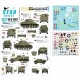 Decals for 1/35 British Sharpshooters 75th D-Day Special Shermans and AFVs of 3rd/4th CLY
