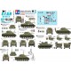Decals for 1/35 Royal Artillery #3. Sherman OP Tanks and M7 Priest HMC in NW Europe