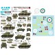 Decals for 1/35 Kiwi Armour Vol.3 - 19th Armoured Regiment in Italy Shermans & Scout Cars