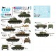 Decals for 1/35 Tanks & AFVs in Cuba #2 T-34-85, IS-2M, T-54A/55/62A, ZSU-57-2, BRDM-2