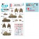 Decal for 1/35 French Fighting Vehicles in Africa. Somua S 35