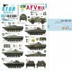 Decals for 1/35 War in Ukraine #3 Ukrainian AFVs 2022 war BRDM-2, BMP-1P, BMP-2
