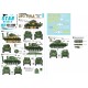Decals for 1/35 US Pacific Battles - Iwo Jima. USMC M4A2 and M4A3 Sherman