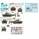 Decals for 1/35 Sherman 'Crab' Flail. British 79th Armoured Division. Sherman Mk V