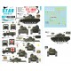 Decals for 1/35 Tet 1968 - Hue City. USMC M48, M67, Dodge M37 and M43 ambulance.