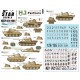 Decals for 1/48 HJ Panthers. SS-Hitlerjugend Panthers in France 1944