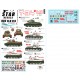 Decals for 1/48 Soviet T-34 m/1943 Tanks 1943-44