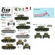Decals for 1/48 KV-1 m/1940 Heavy Tank. Soviet, German and RONA Markings