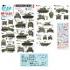 Decals for 1/72 Indochine #2: 1er Reg. de Chasseurs. M5A1, White SC, M8, M24,  M3A1