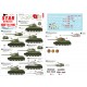 Decals for 1/72 T-34/85 Red Army 1944-45 Flattened 1944 Turret