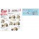 Decal for 1/72 French Fighting Vehicles Africa - Marmon Herrington Mk III