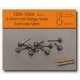 0.9mm Ball Cap Type Hex Flange Rivets (20pcs)