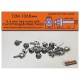 0.6mm Hex Rivets with Round Flange & Raised Head (20pcs) - Perfect on Cam Cover