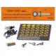 0.6mm Hex Rivets with 0.9mm Round Washers (20pcs)