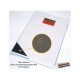 Twill Weave Carbon Fiber (M) Golden/Black (Size: 135mm x 198mm) 