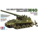 1/35 US Self-Propelled 155mm Gun M40 with Figures