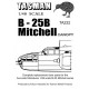 1/48 North American B-25B Mitchell Canopy for Accurate Miniatures B-25 kits