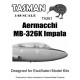 1/48 Aermacchi MB-326K Impala Canopy for Esci/Italeri kits