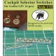 1/32 Cockpit Selector Switches for WNW's Gotha GIV (6 pieces) 