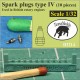 1/32 Spark Plugs Type IV used in British Rotary Engines (10pcs)