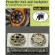 1/32 Propeller Hub and Backplate for Sopwith Snipe and Camel