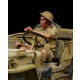 1/35 WWII British Jeep Driver in Western Desert for Tamiya kits