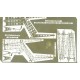 1/192 US Light Cruiser CL-55 Cleveland Cranes and Booms (1 Photo-Etched Sheet)