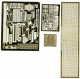 1/700 Yorktown Class Aircraft Carrier Detail-up set (4 Photo-Etched sheets)