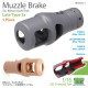 1/16 Muzzle Brake for 88mm KwK/Pak Late Type 2a (1pc)