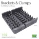 1/35 German Panzer Brackets & Clamps