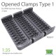 1/35 German Panzer Opened Clamps Type 1
