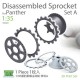 1/35 Panther Disassembled Sprocket Set A (1pc)