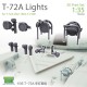 1/35 T-72A after 1983, T-72M1 Lights Set