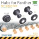 1/35 Panther Hubs Set (for 1 side of tank) for Takom/Dragon