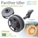 1/35 Panther Idler 665mm Solid Back Type (2pcs) for Tamiya