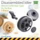 1/35 Disassembled Panther Idler 665mm Solid Back Type (1pc) for Tamiya