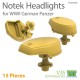 1/35 Notek Headlights for WWII German Panzer