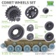 1/35 Comet Wheels Set for Tamiya kits