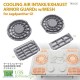 1/35 Jagdpanther G1 Cooling Air Intake/Exhaust Armour Guards w/Mesh