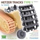 1/35 Hetzer Tracks Type 1 for Tamiya kits