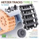 1/35 Hetzer Tracks Type 2 for Takom kits