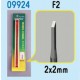 Micro Chisel F2 - Flat 2mm Tip (2x2mm)