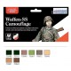 Acrylic Paint Set - Waffen-SS Camouflage (8 x 17ml)