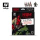 Hellboy Acrylic Paint Set with Figure (8 x 17ml/0.57 fl.oz & 1 miniature Hellboy)