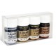 Metallic Model Colour Paint Set - Liquid Gold Set (4 x 35ml)