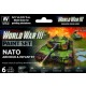 Acrylic Model Colour Paint Set - WWIII NATO Armour & Infantry (6 x 17ml)