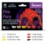 Acrylic Fantasy Colour Paint Set - Fire Fury (6x 17ml)